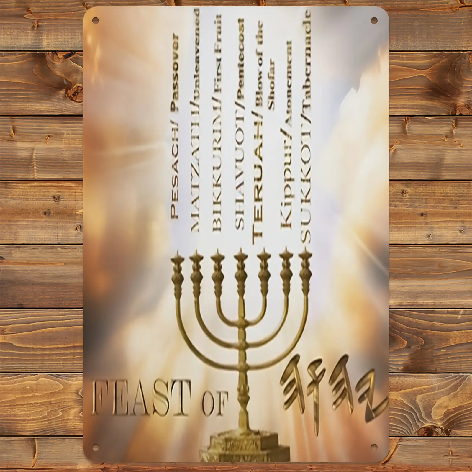 Home Decoration - CIFBUYHebrew Star of David Aluminum Wall