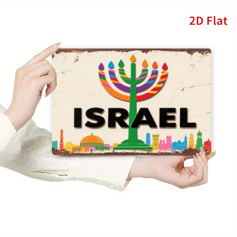 Home Decoration - CIFBUY Vintage Aluminum Wall Art Rustic