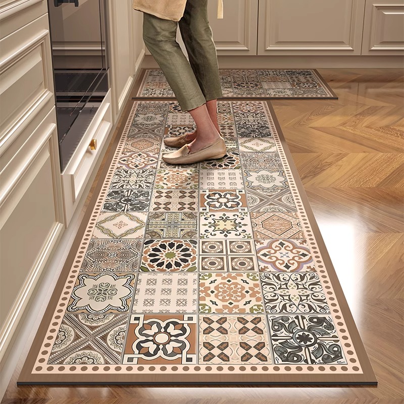 Home Decor Online Free - Kitchen Floor Mat PVC Leather Foot