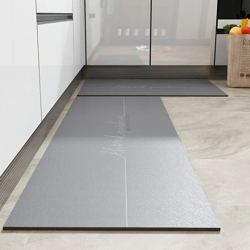 Home Decor Online Free - Kitchen Floor Mat Pvc Leather Waterproof