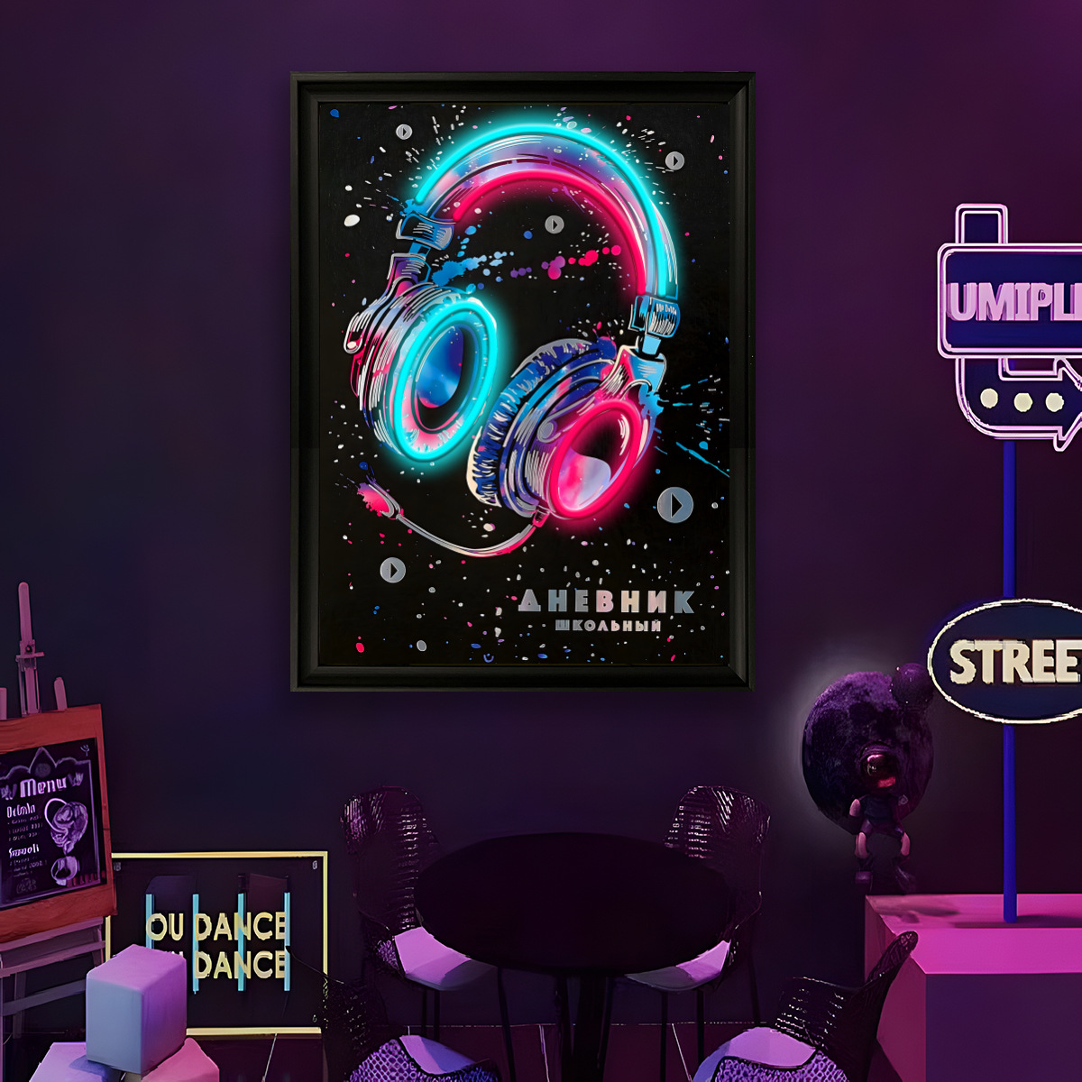 USB Powered LED Neon Light Fun - Home Decor Painting ulasan dan harga
