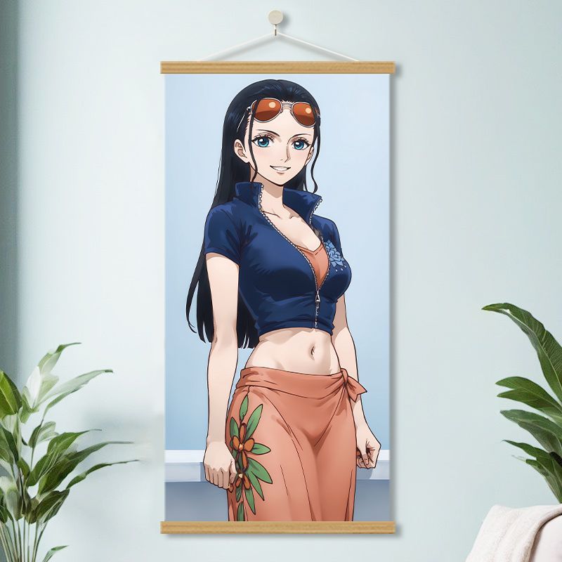 New One Piece Luffy Roronoa Zo - Home Decor Painting ulasan dan harga