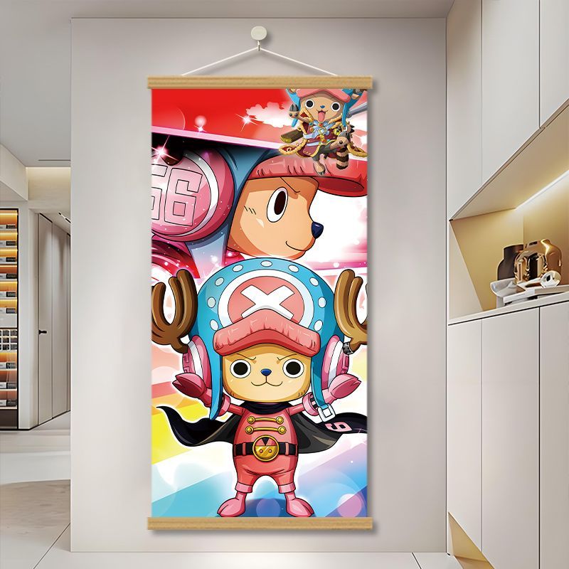 New One Piece Luffy Roronoa Zo - Home Decor Painting ulasan dan harga