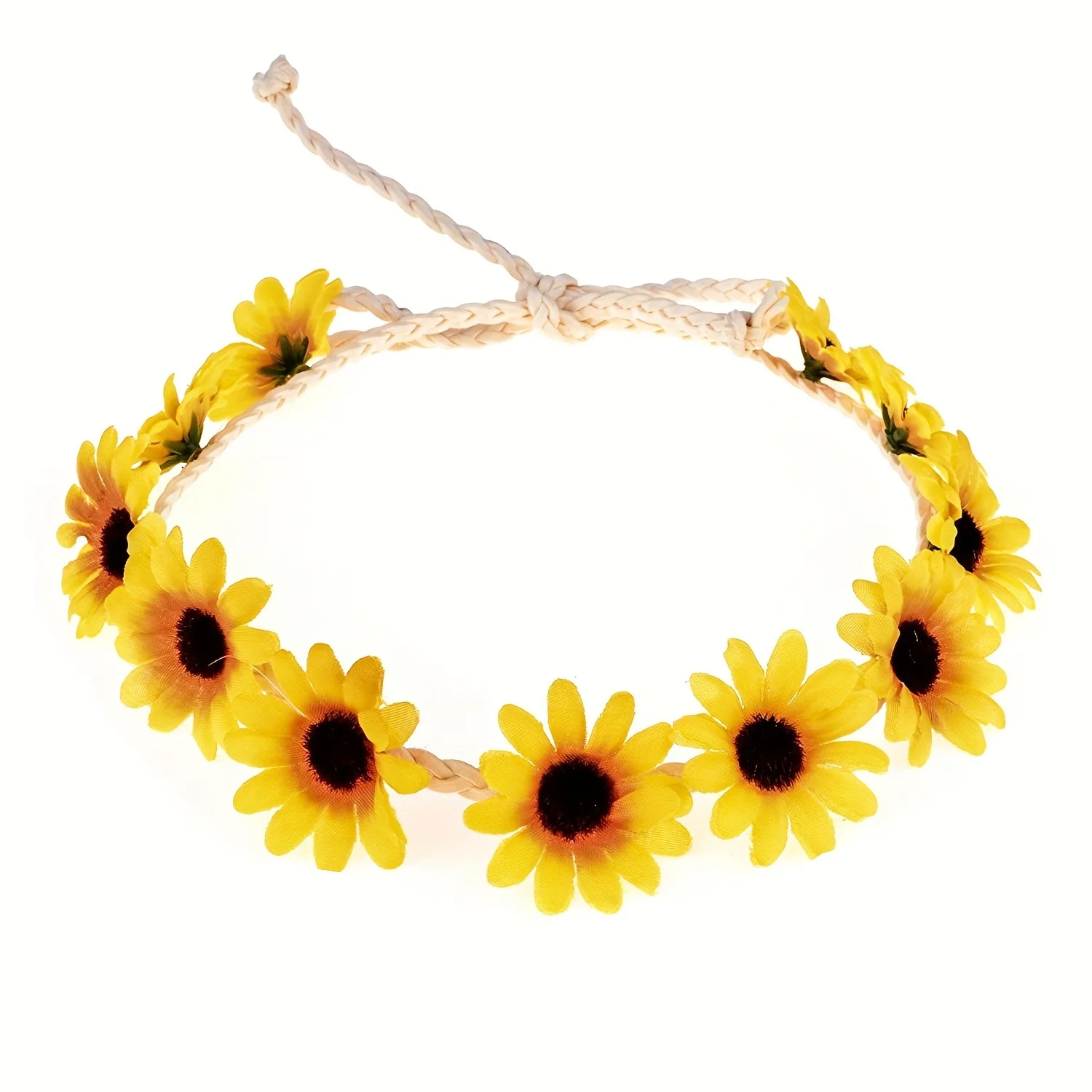 1pc Boho Chic Daisy Hair Wreat - Home Decor Daisy ulasan dan harga