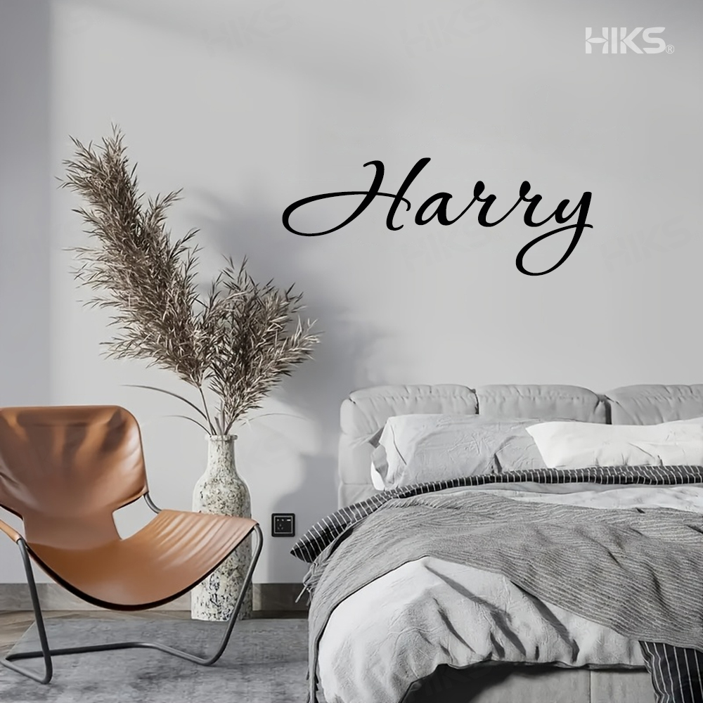 1PC Custom Name Wall Decal Per - Home Decor Sticker ulasan dan harga