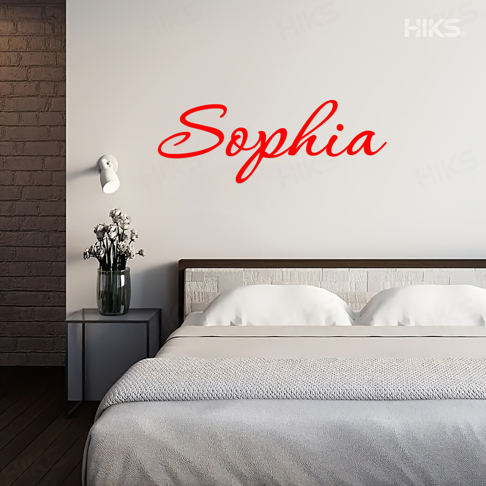 1PC Custom Name Wall Decal Per - Home Decor Sticker ulasan dan harga