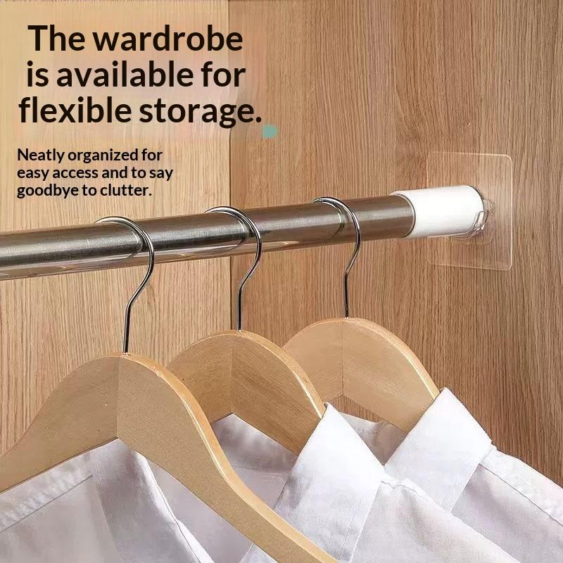 No Drill Transparent Self Adhe - Home Decor Curtain ulasan dan harga