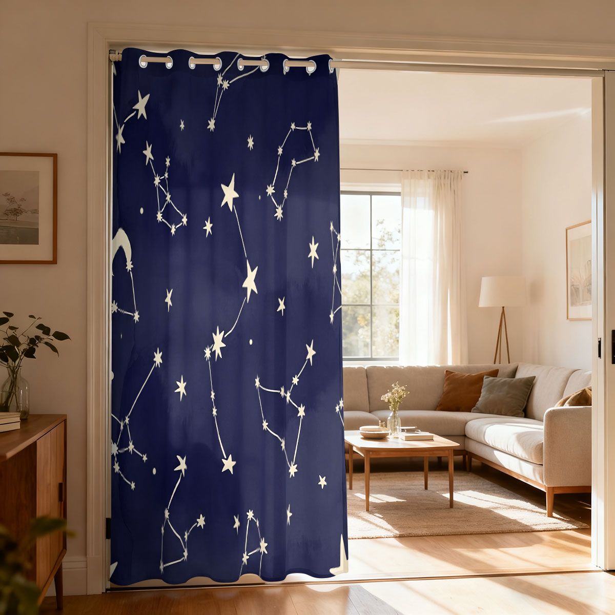 1pc Retro Rose Floral Single L - Home Decor Curtain ulasan dan harga
