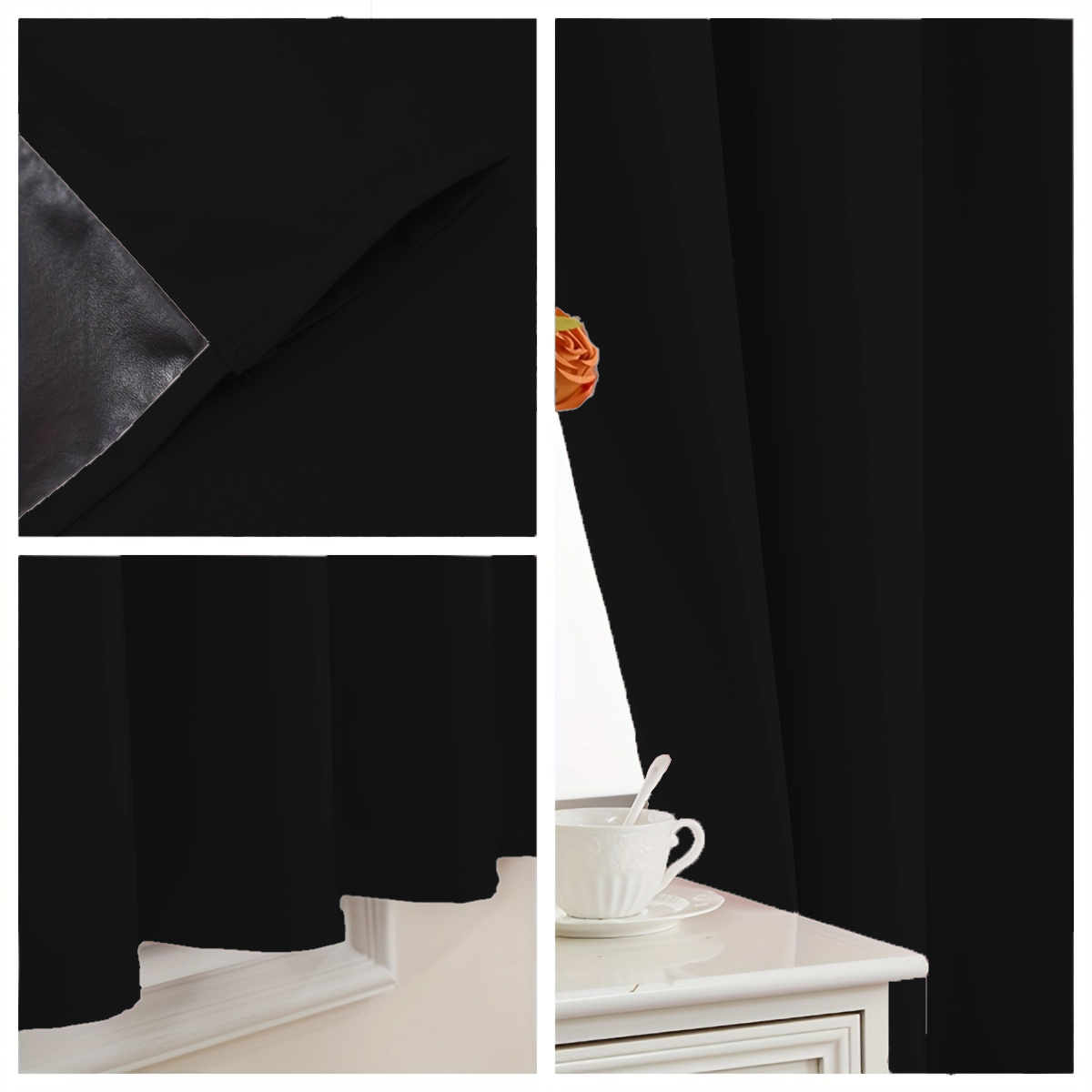 1 Piece of Simple Solid Color  - Home Decor Curtain ulasan dan harga