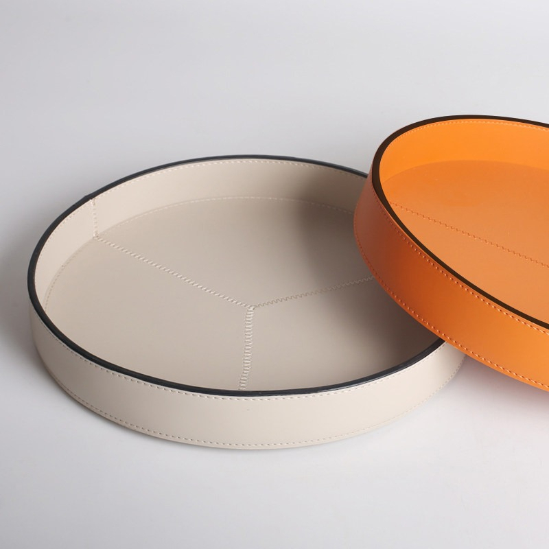 Modern Leather Tray Jewelry Or - Vanity Home Decor ulasan dan harga