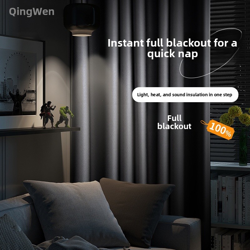 Thickened Full Shade Blackout  - Home Decor Curtain ulasan dan harga