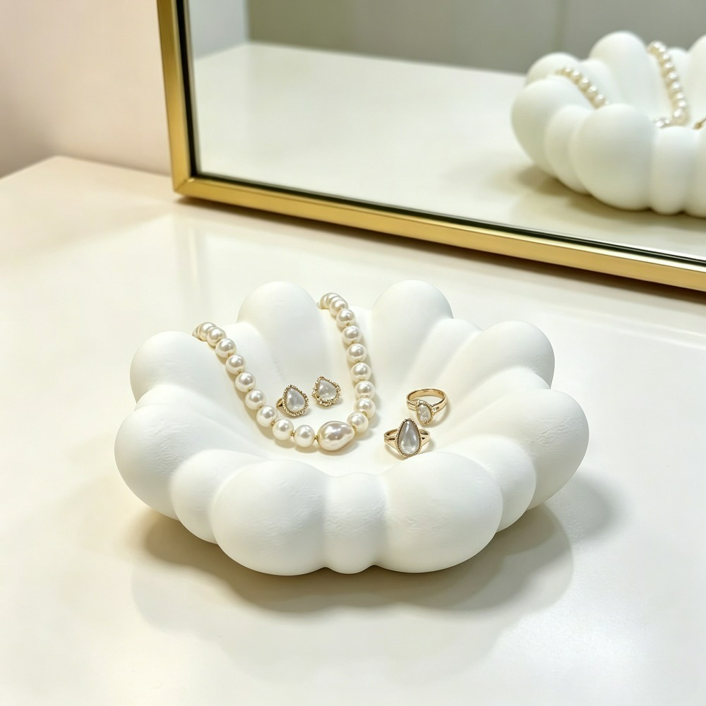 Flower Shaped Jewelry Tray,3D  - Vanity Home Decor ulasan dan harga