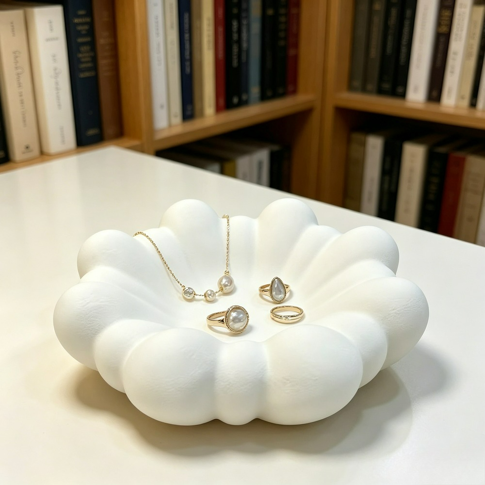 Flower Shaped Jewelry Tray,3D  - Vanity Home Decor ulasan dan harga