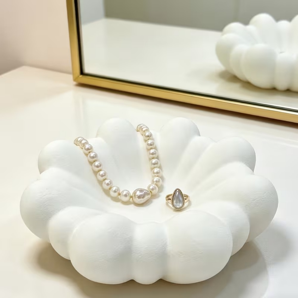 Flower Shaped Jewelry Tray,3D  - Vanity Home Decor ulasan dan harga
