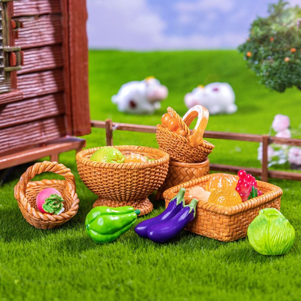 2pcs 1/12 Dollhouse Rattan Fra - Home Decor Rattan ulasan dan harga