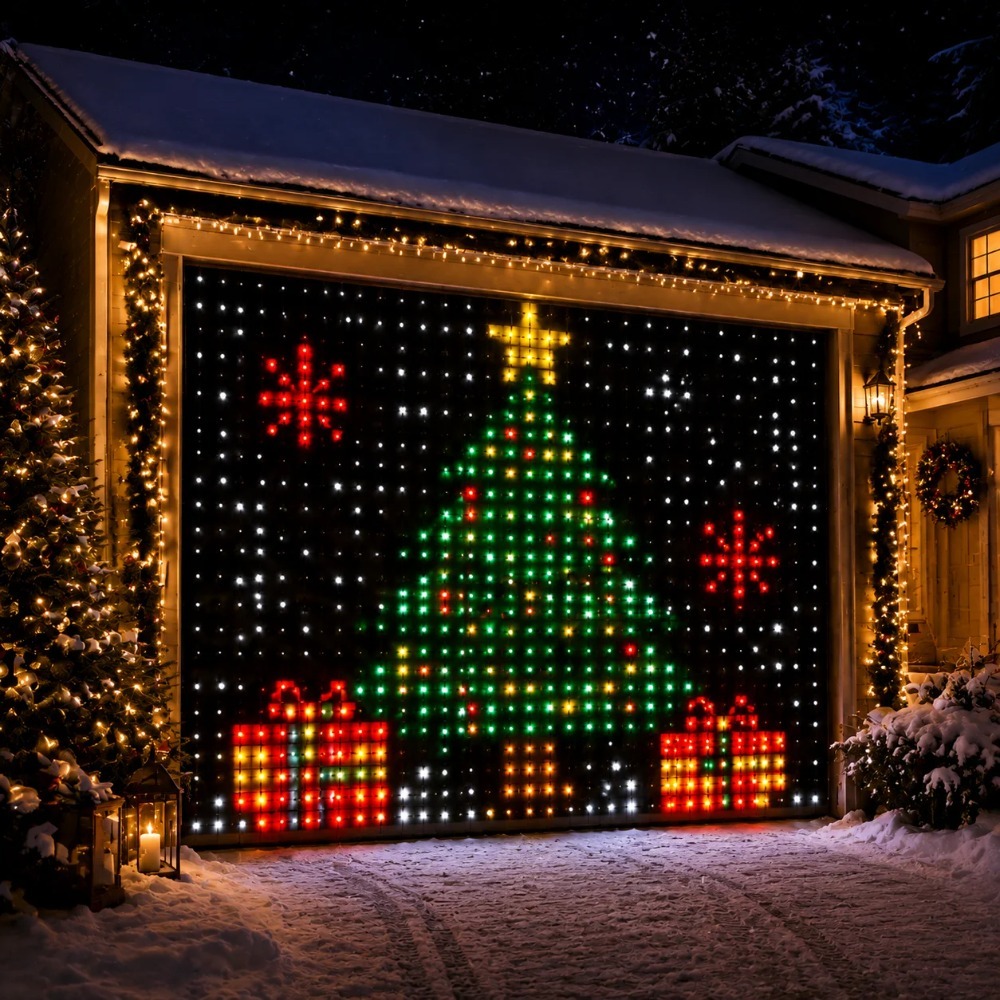 LED Pixel Curtain Lights Bluet - Home Decor Curtain ulasan dan harga
