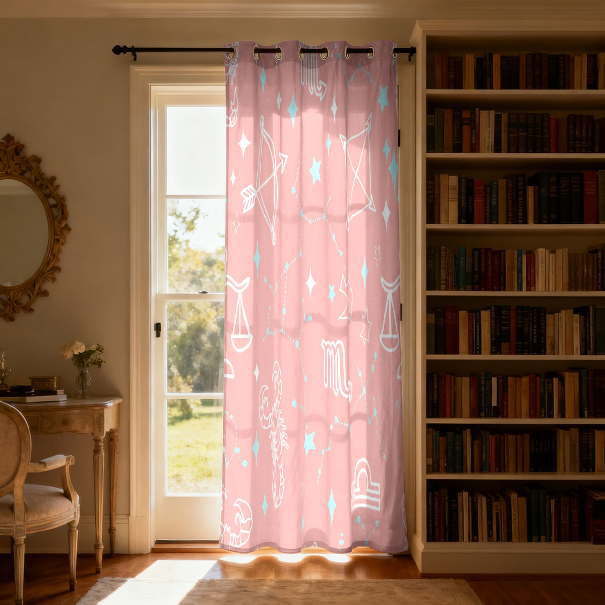 1pc Starry Sky Constellation P - Home Decor Curtain ulasan dan harga