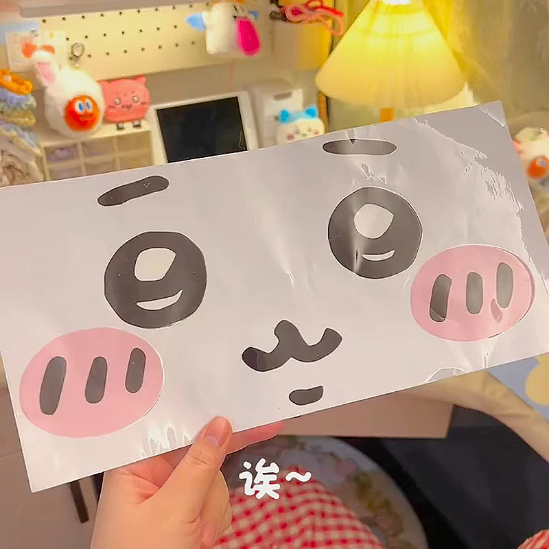 jiyi emoticon sticker air cond - Home Decor Sticker ulasan dan harga