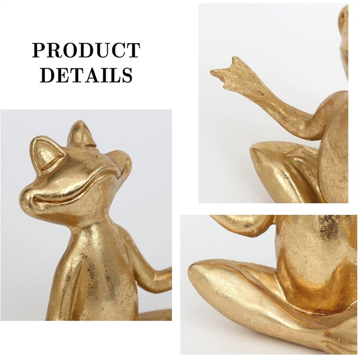 2026 Trend 3pcs Gold Frog Figu - Home Decor Trend 2026 ulasan dan harga