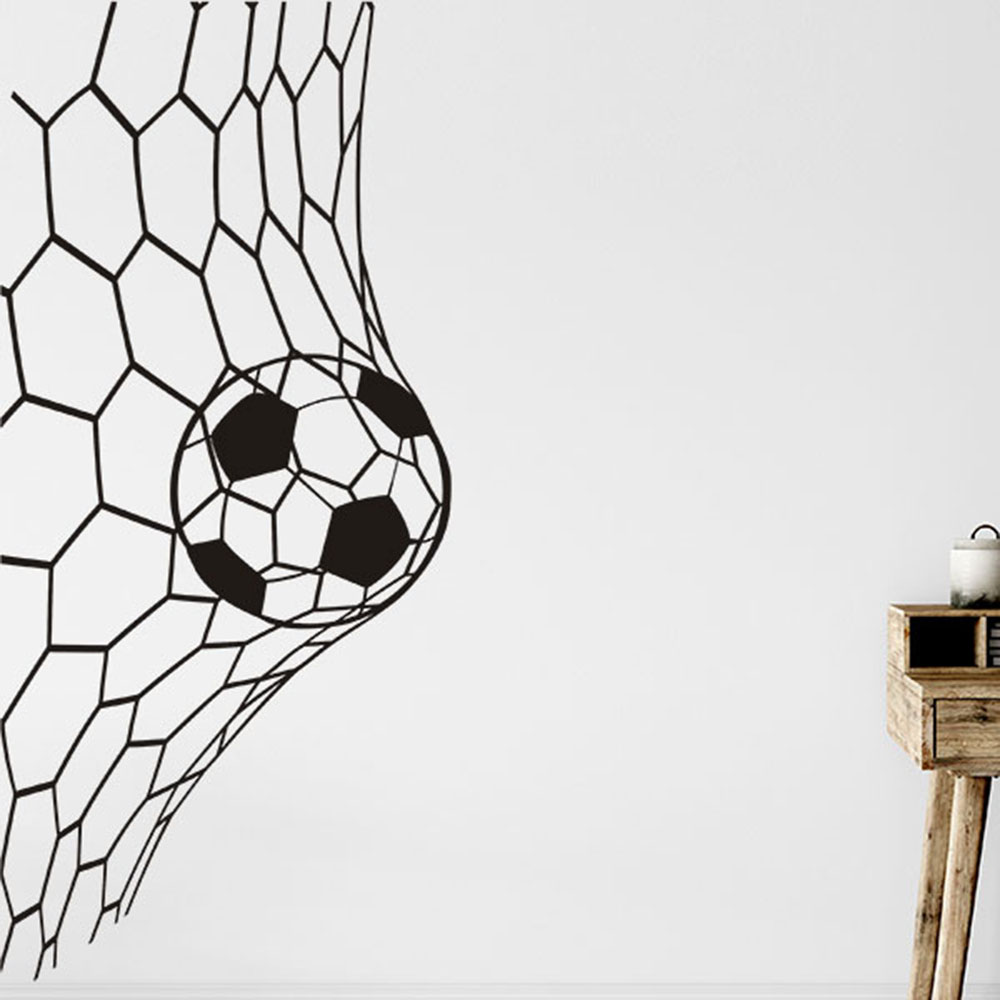 Large Soceer Goal Net Wall Sti - Home Decor Online Free ulasan dan harga