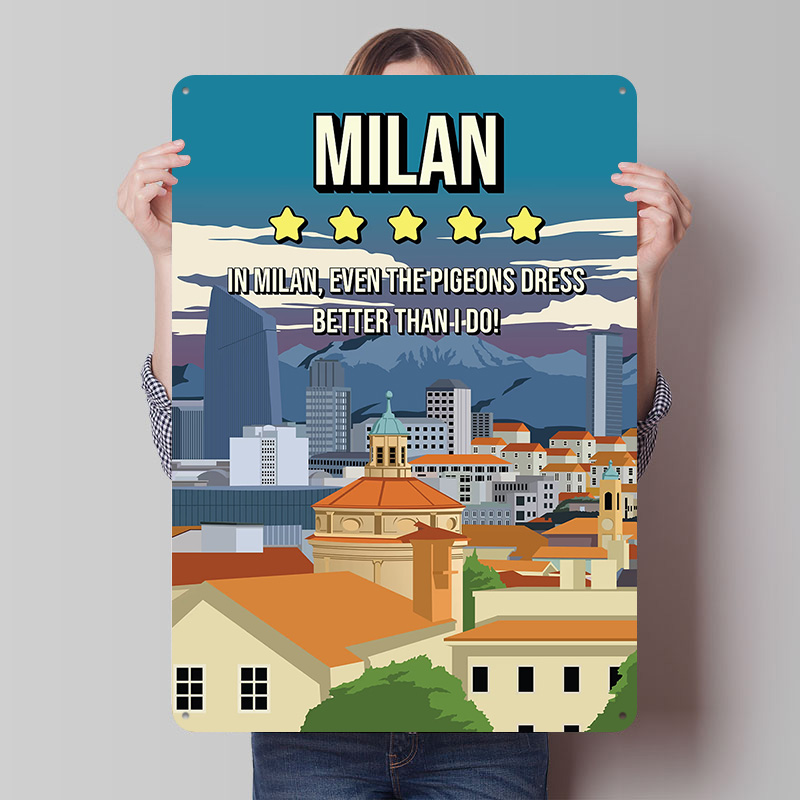 Milan Funny Review Cityscape T - Review Home Decor ulasan dan harga