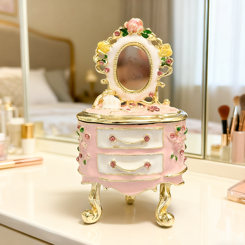 Hand-painted small jewelry box - Vanity Home Decor ulasan dan harga