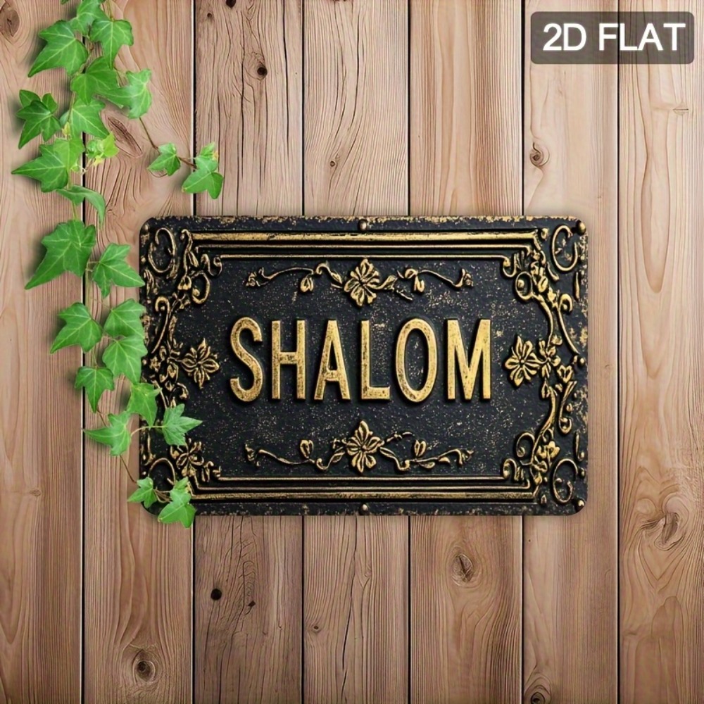 CIFBUY Shalom Black Gold Flora - Home Decoration ulasan dan harga