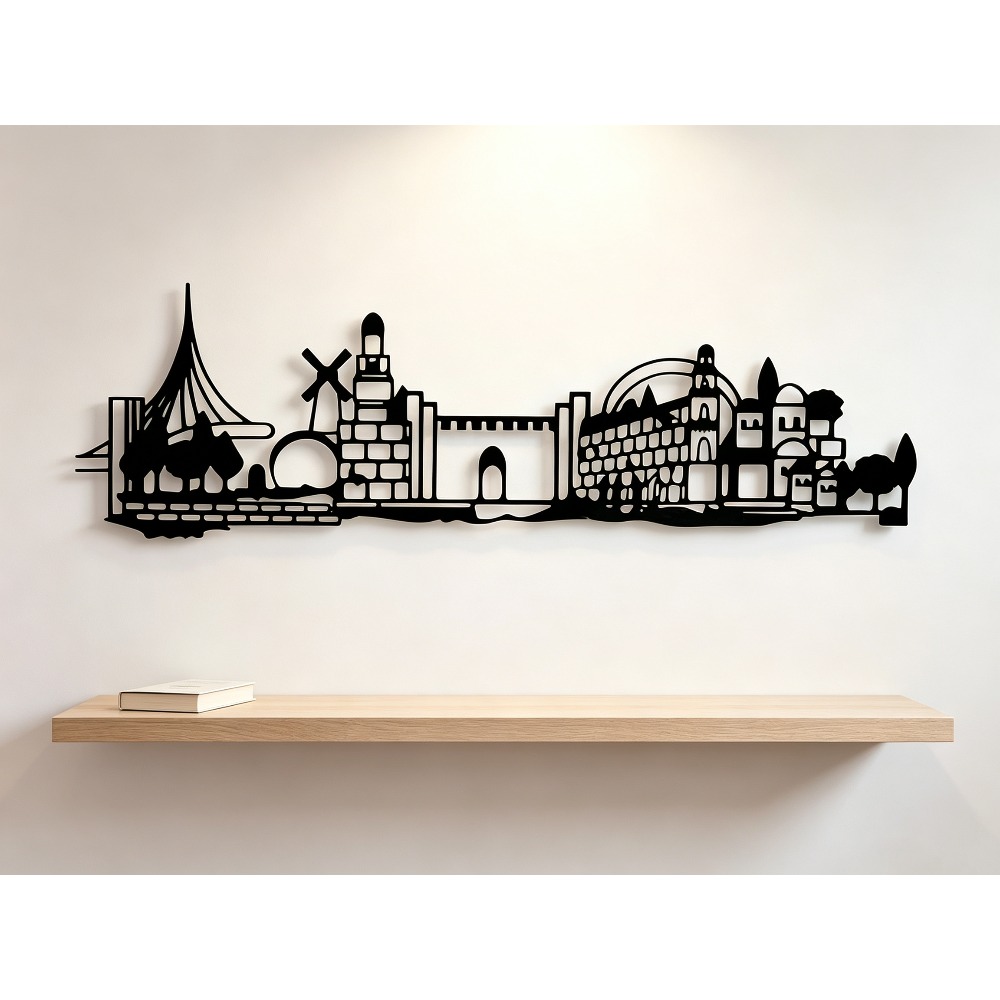 CIFBUY Metal Wall Art Jerusale - Home Decoration ulasan dan harga