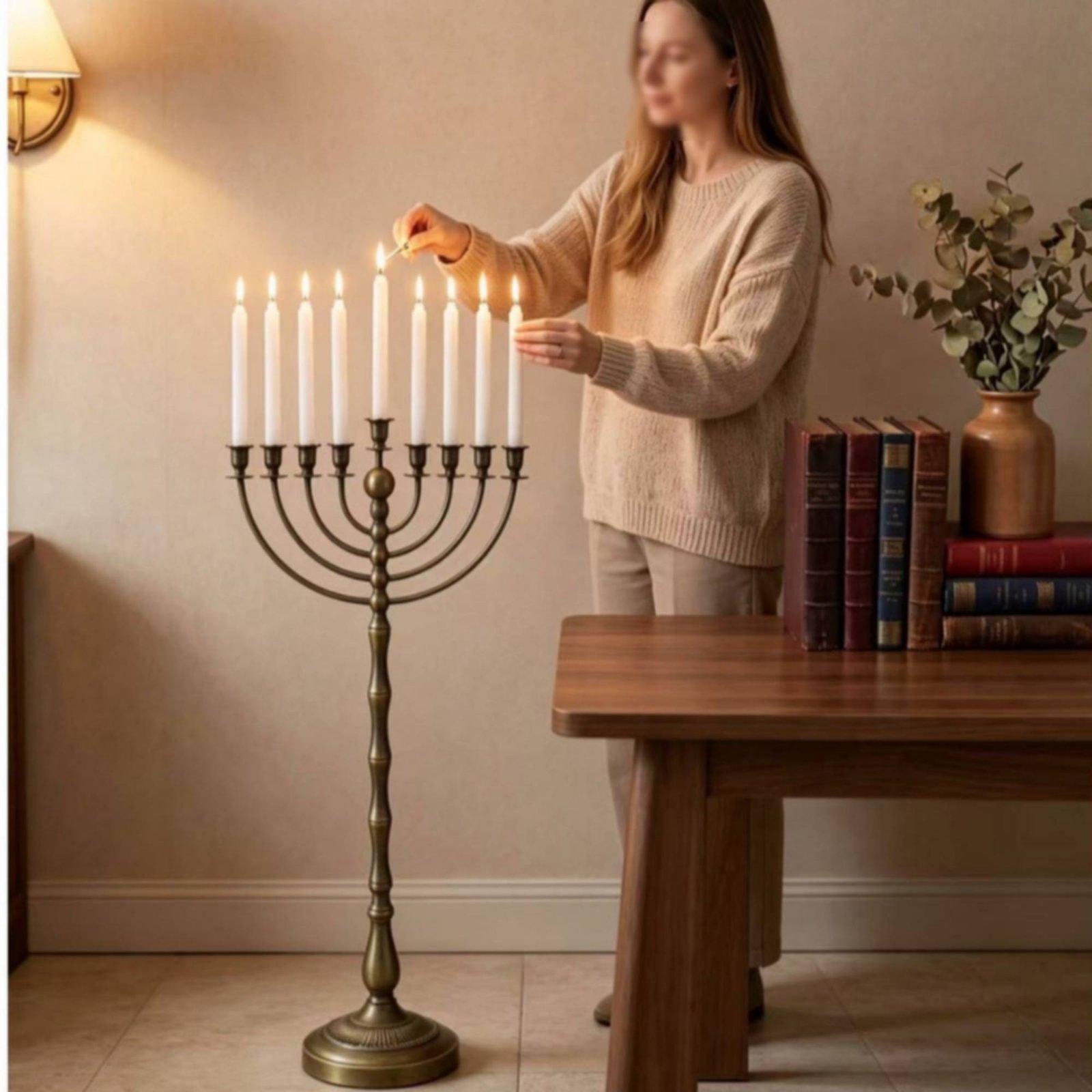 Antique Bronze Menorah Stand M - Home Decoration ulasan dan harga