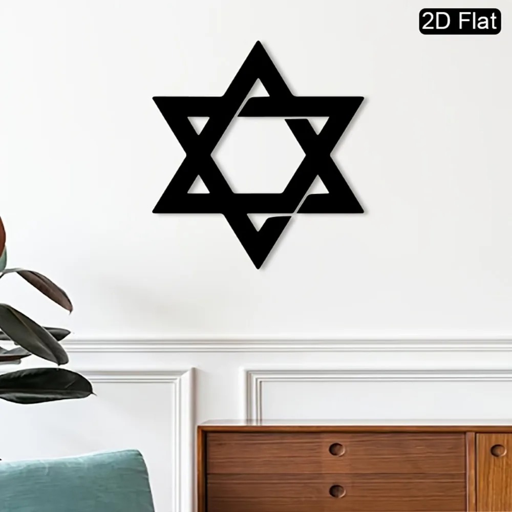 CIFBUY Iron Wall Art Star of D - Home Decoration ulasan dan harga