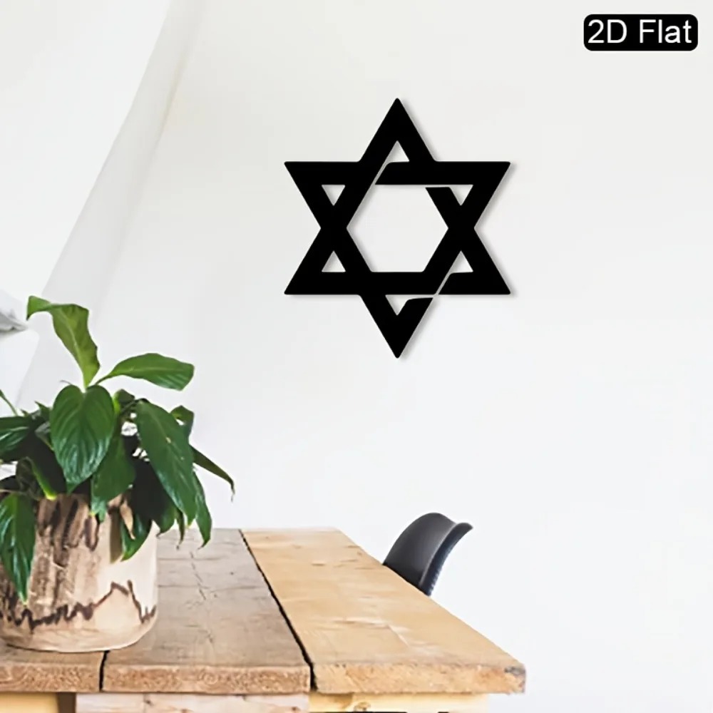CIFBUY Iron Wall Art Star of D - Home Decoration ulasan dan harga