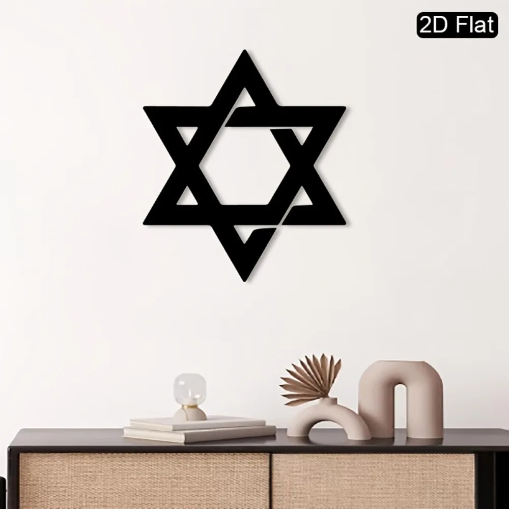 CIFBUY Iron Wall Art Star of D - Home Decoration ulasan dan harga