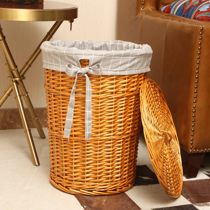 Rattan Hamper Stylish Laundry  - Home Decor Rattan ulasan dan harga