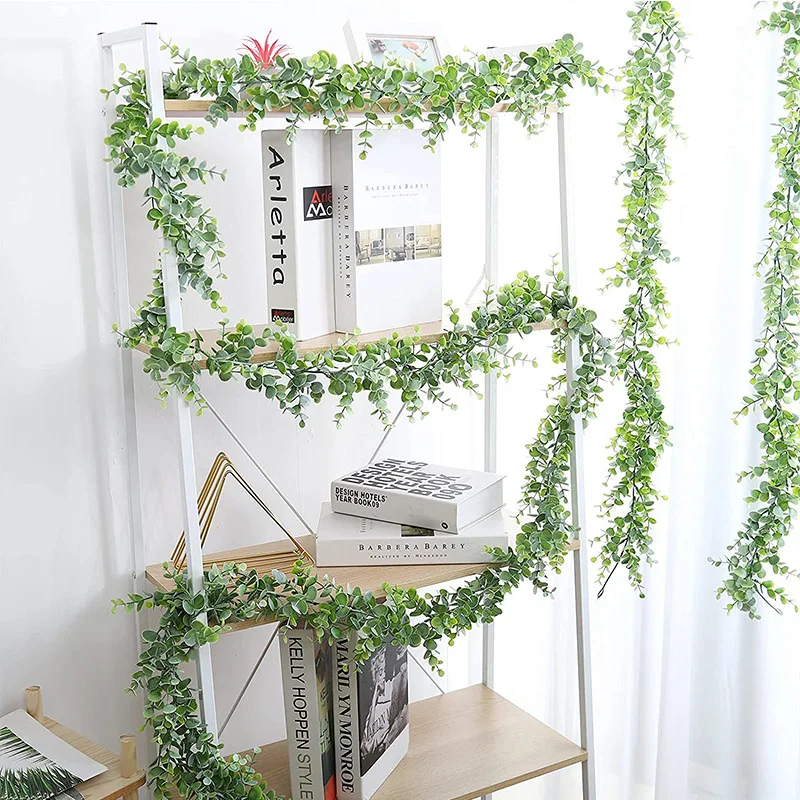 1.8m Artificial Eucalyptus Rat - Home Decor Rattan ulasan dan harga