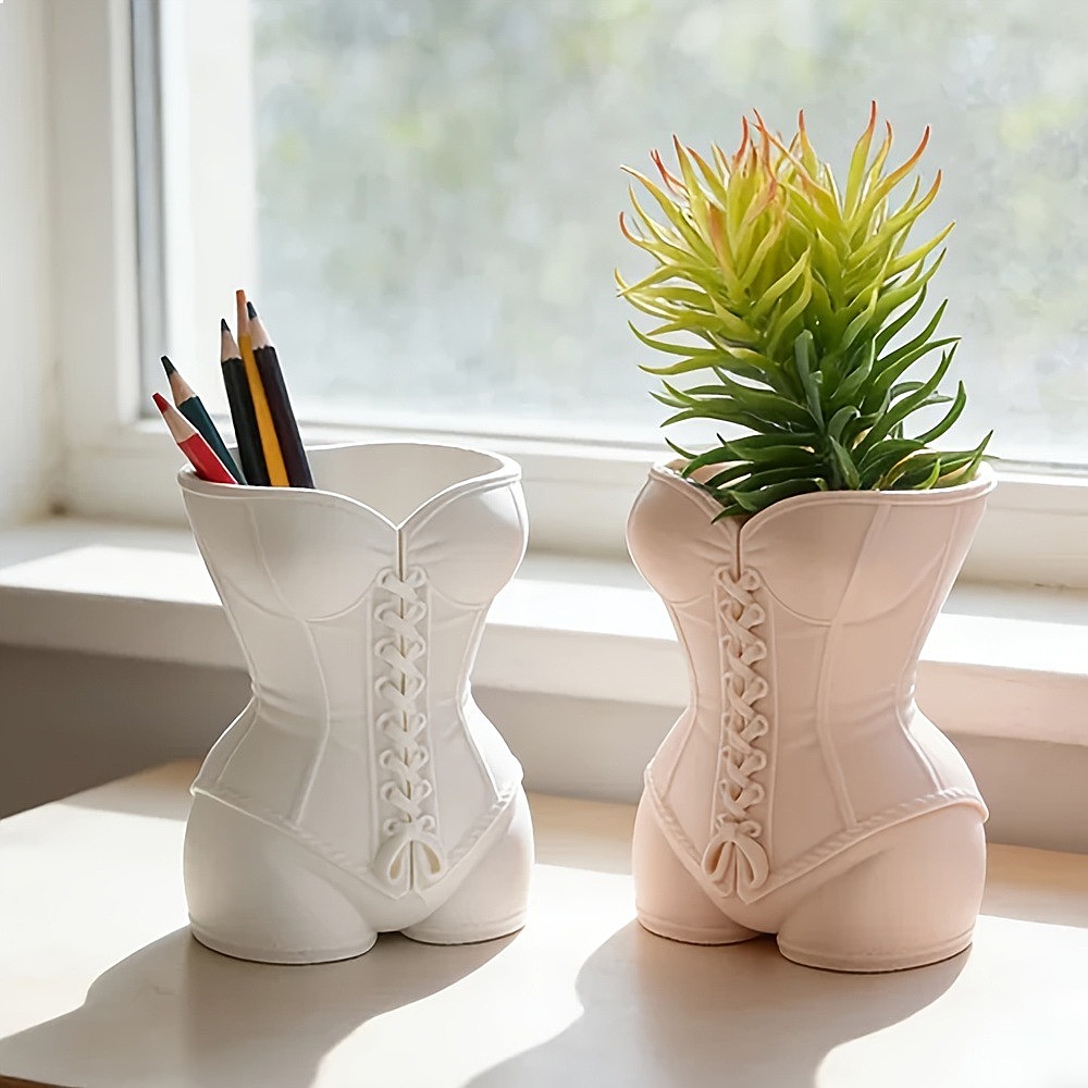 Victorian Corset Pencil Holder - Vanity Home Decor ulasan dan harga