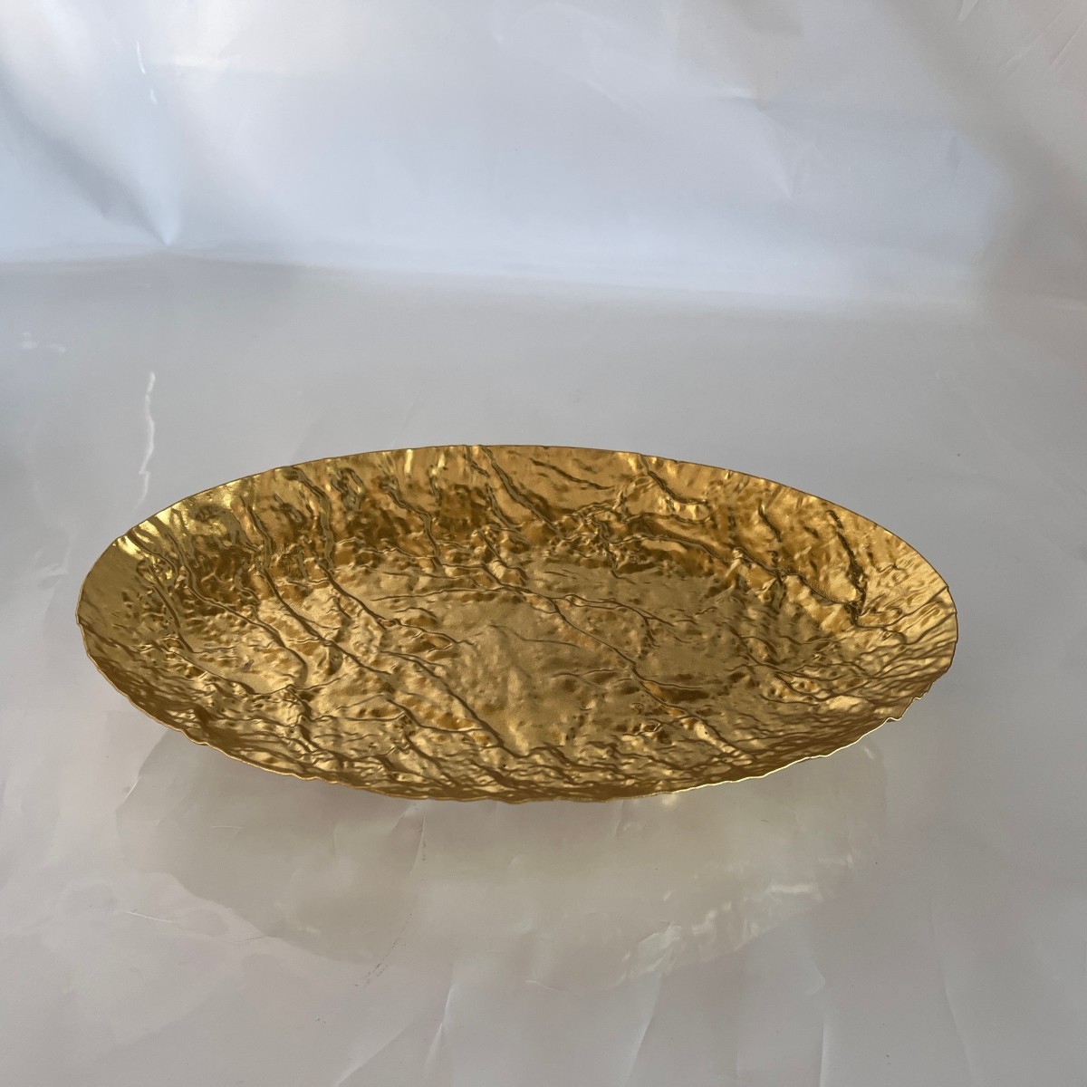 Luxury Gold Metal Tray with 3  - Vanity Home Decor ulasan dan harga