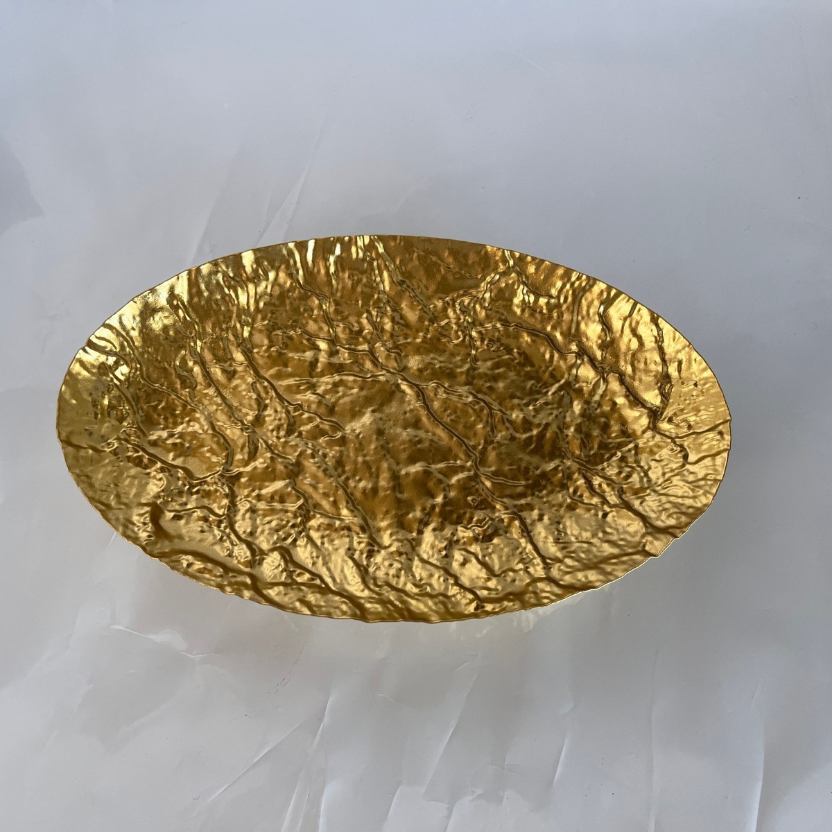 Luxury Gold Metal Tray with 3  - Vanity Home Decor ulasan dan harga
