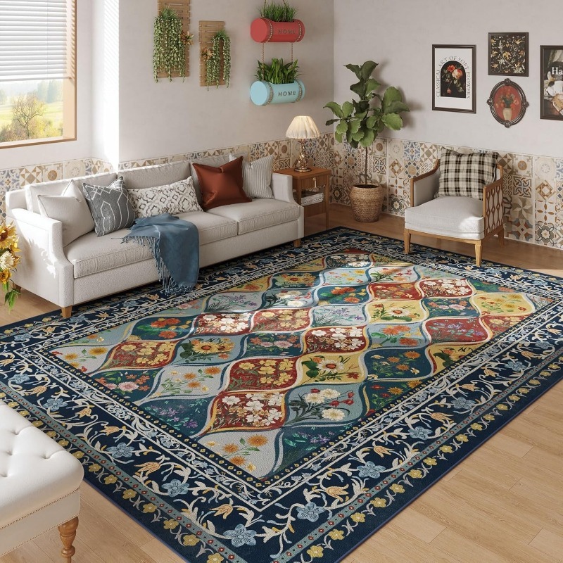 Bohemian Floral Pattern Living - Home Decor Online Free ulasan dan harga