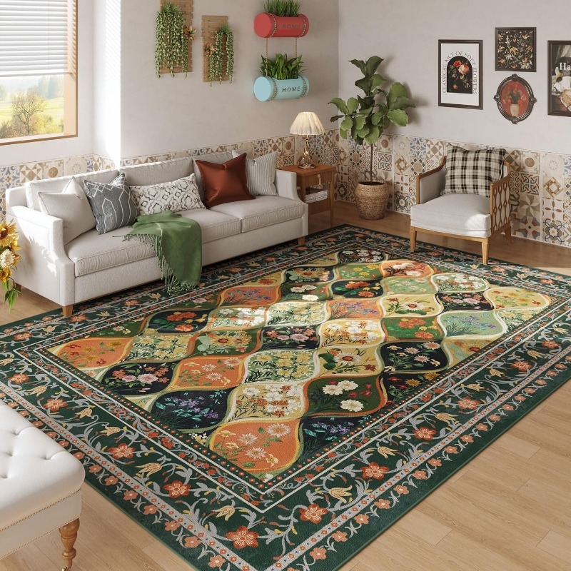 Bohemian Floral Pattern Living - Home Decor Online Free ulasan dan harga