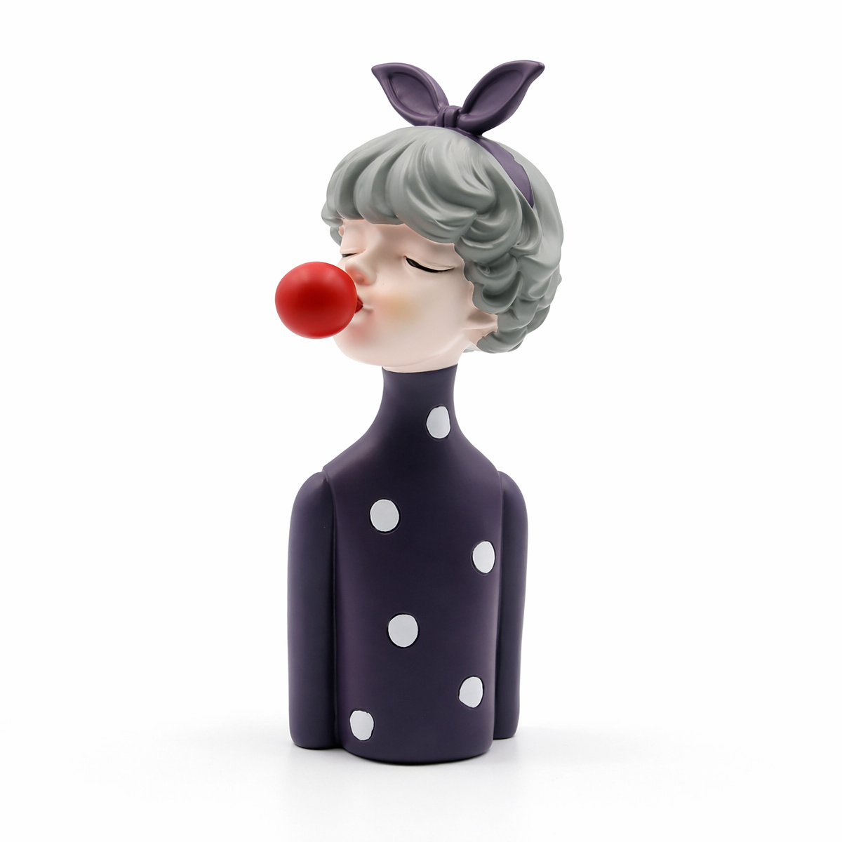 Nordic Bubble Gum Girl Resin F - Vanity Home Decor ulasan dan harga