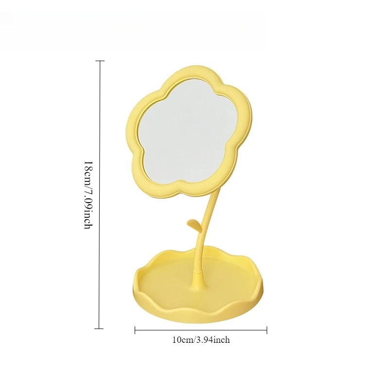 Mirror Desktop Flower Mirrors  - Home Decor Online Free ulasan dan harga