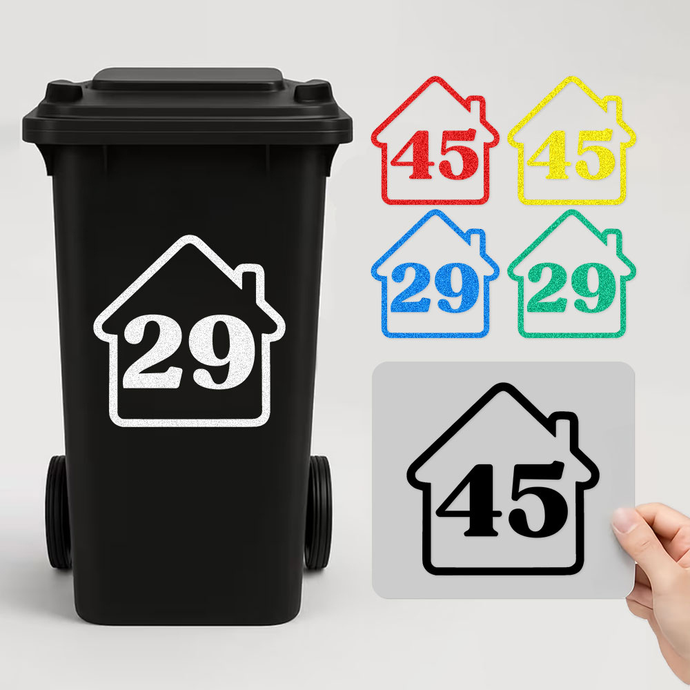 3PCS Custom Reflective Trash B - Home Decor Sticker ulasan dan harga