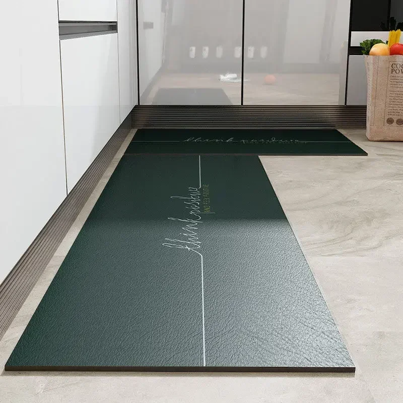 Kitchen Floor Mat Pvc Leather  - Home Decor Online Free ulasan dan harga