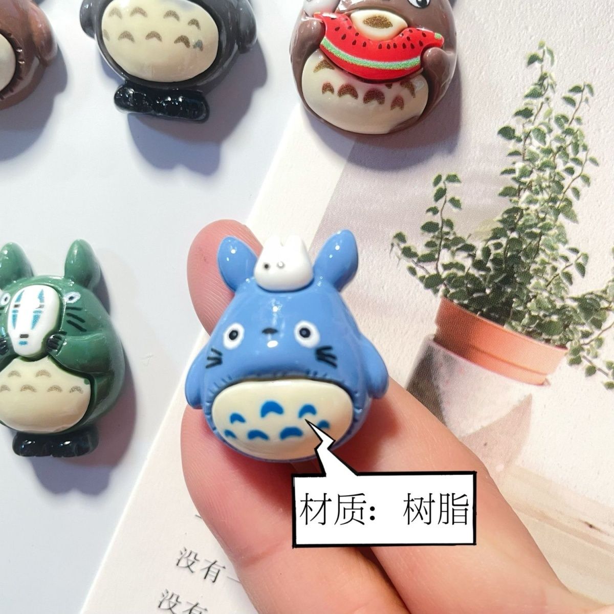 Totoro Anime Resin Fridge Magn - Home Decor Sticker ulasan dan harga