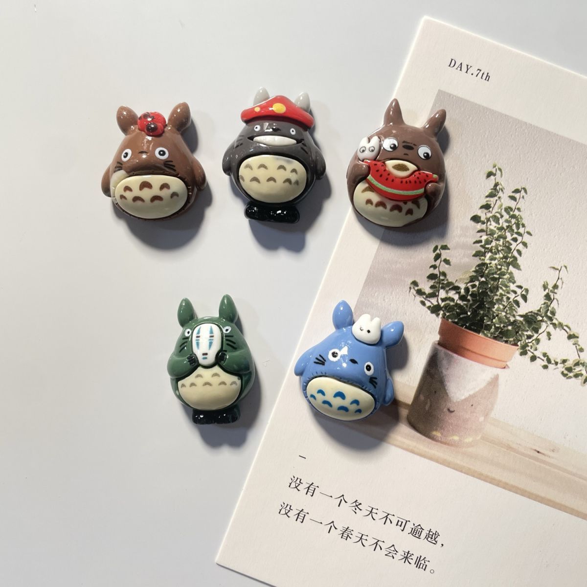 Totoro Anime Resin Fridge Magn - Home Decor Sticker ulasan dan harga