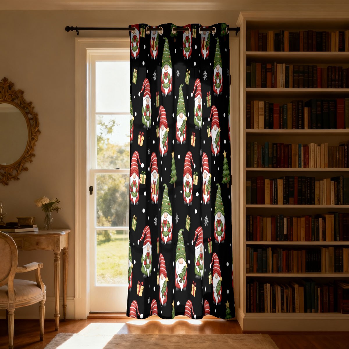 Christmas Dwarf Xmas Tree Gift - Home Decor Curtain ulasan dan harga